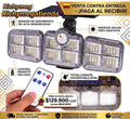 ¡Protege e ilumina tu hogar SIN gastar energía! Lampara Led Solar 3 Cabezales